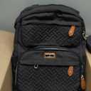 BabbleRoo Diaper Bag Backpack - Baby Essentials Travel Tote - Multi Function Water Resistant Diaper Bag, Travel Essentials Baby Bag with Changing Pad, Stroller Straps & Pacifier Case - Unisex, Black