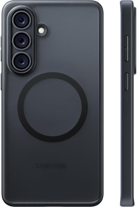 TORRAS Magnetic for Samsung Galaxy S26 Case, [12FT Military-Grade Protection] [Fit for MagSafe] Shockproof Protective Slim Case for Samsung S26 Case, DIY Buttons Thin Matte, Translucent Black