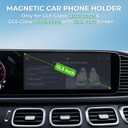 Car Phone Holder for Mercedes Benz GLE-Class/GLS-Class 2020-2026 (Only for 12.3-Inch Screen) 360° Rotation Magnetic Cell Phone Mount, Compatible with Magsafe, Does Not Affect Air Vent