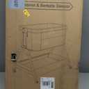 3 in 1 Baby Bassinet, Rocking Bassinets with Comfy Mattress and Wheels, Adjustable Height Bassinet Bedside Sleeper, Easy Folding Portable Crib for Newborn (Grey)