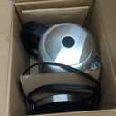 Amazon Basics Electric Stainless Steel Kettle for Tea and Coffee, BPA-Free, Fast Boiling, Auto Shut-Off, 1 Liter, 1500W, Black and Silver