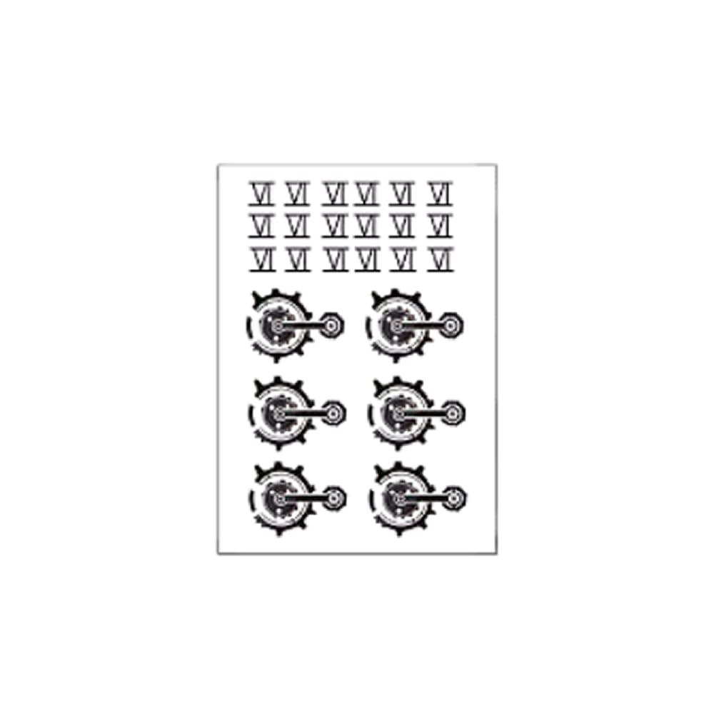 Women's Cosplay Tattoo,Neck Face Temporary Stickers (A)