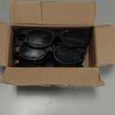 Reald 3D Glasses, Circular Polarized Non-Flashing Passive 3D Glasses for Reald Format Cinema/Passive Polarized 3D TV Projector - 3D Glasses That Supports 3D TV and Cinema (6pcs)