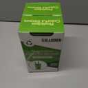 2 x 7.75" Biodegradable Plastic-Free Drinking Straws,Compostable Colorful Disposable Plant-Based Smoothie Straws 200pcs for Stylish Party Sturdy All Day Long