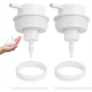 Liquid Soap Dispenser Pump 2pcsHead Replacement Spare Plastic Pump Bathroom Countertop