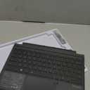 OMOTON Wireless Keyboard for Microsoft Surface Pro 7/7+/6/5/4/3 12.3 inch ONLY, Bluetooth Connection, Ultra-Slim Keyboard Type Cover with Touchpad, 7 Colors Backlit and Rechargeable, Grey