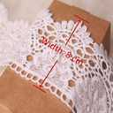 8CM Width Europe Crown Pattern Inelastic Embroidery Lace Trim,Curtain Tablecloth Slipcover Bridal DIY Clothing/Accessories.(4 Yards in one Package) (Grass Green)