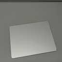 Vaydeer Hard Metal Aluminum Mouse Pad Clear Modern Smooth Magic Ultra Thin Double Side Design Mouse Mat Waterproof Fast and Accurate Control Compatible for Gaming and Office, Silver, 9.05X7.08 Inch