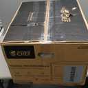 COMMERCIAL CHEF 1.4 Cubic Foot Microwave with 10 Power Levels, Small Microwave with Push Button, 1100 Watt Microwave with Digital Control Panels, Countertop Microwave with Timer, White