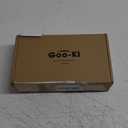 Goo-Ki Vintage Retro Antique Brass Zinc Alloy Cabinet Knob - Single Hole Center Affordable Luxury Cabinet Pull Hardware for Bedroom, Kitchen, 6 Pack (1.18 inches)