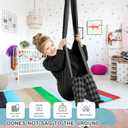 Therapy Swing for Kids with Special Needs (Hardware Included) Sensory Swing Cuddle Indoor Outdoor Adjustable Hammock for Children with Autism, ADHD, Aspergers, Sensory Integration