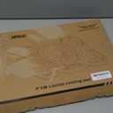 AIMIUZI Laptop Cooling Pad, Gaming Laptop Cooler with 5 Quiet Fans and LED Lights (One-Click Close), Laptop Fan Cooling Pad Fits 12-17 Inch Laptop, 7 Adjustable Height