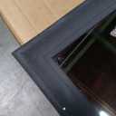 Black Wood Framed Wall Mirror 17 1/6 x 26" 