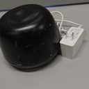 Ultrasonic Retainer Cleaner Machine 48kHz Denture and Aligner Cleaning Pod for Mouth Guards Night Guards Dental Trays Braces Toothbrushes Jewelry with 200ML Capacity (Black)