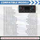 599-210XD A/C Heater Climate Control Module Panel Switch for 02-09 Chevy Silverado Suburban Tahoe Trailblazer Avalanche GMC Sierra Yukon Envoy Cadillac Escalade Saab Isuzu Buick Bravada, OE# 10370033