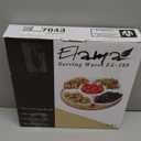 Elama Signature 12 1/4 Inch 6pc Lazy Susan Appetizer and Condiment Server Set