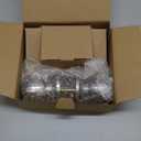 BESTTEN Keyed Same Exterior Door Knob and Single Cylinder Deadbolt Combo Set, Keyed Alike Entry Door Knobs with Lock and Keys for Entrance and Front Door, Satin Nickel