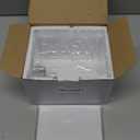 Clear Donation Box with Lock & Sign Holder, Versatile for Fundraising, Ballot Voting, Suggestions, and Tips Jar, Secure Storage Design, Size 6.2x4.6x4.0 Inch, Clear 1 Pack