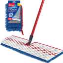 O-Cedar Hardwood Floor 'N More 3-Action Mop with 1 Extra Refill | Microfiber Mop with 3pc Handle | Use Wet or Dry, Red