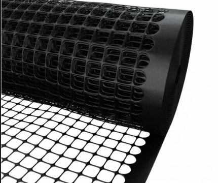 3/4" Square Mesh Plastic Fence Roll  - Unobtrusive 54" High Temporary Garden Fencing Netting to Protect Plants, Patio, Porch, Yards and Outdoor Spaces from Deer & Animals