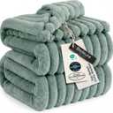 Bedsure GentleSoft King Size Blanket for Bed - Cozy Soft Blankets for Women, Cute Large Fleece Throws for Girls, Sage Green, 108x90 Inches
