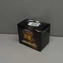 JOYOFXMAS Christmas Village Houses, LED Lighted Popcorn Village with 8 Music, Christmas Popcorn House Figurine Building Home Decor