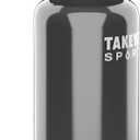 Takeya Tritan Sport Water Bottle with Spout Lid - BPA-Free & Dishwasher-Safe Water Bottle - Reusable Bottle with Lid Handle - Simple Leak-Proof Water Bottle - 32 oz, Grand Slam Black