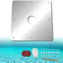 12 X 12 in Pool Wall Repair Panel, Standard Above Ground Pool Skimmer Wall Repair Kit, Water Return Repair Kit, Repair Rusted Pool Wall, Replace Hayward SP1091LX, SP-2094, 1094SPA, 10950M