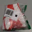 FuWeave 24 Inch Candy Cane Swirl Christmas Tree Skirt Red and White Christmas Tree Mat Reusable Peppermint Candy Ornaments for Xmas Winter Home Office Decoration Party Supplies