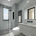 10Pcs Grey Marble Wall Panels 23.6"X11.8" PVC Waterproof Tiles Peel and Stick Wall Panels Self Adhesive Backsplash Tiles for Kitchen Living Rooms TV Walls Bathroom Rv Camper Van (Not Real Tile), 23.6" x 11.8" x 10Pack