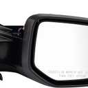 TRQ Right Mirror Passenger Side Compatible with 2021-2022 Honda Insight HO1321354