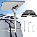 Starlink Mini Mount for RV Ladder, Starlink Mounting Kit with 0-30° Adjustable Starlink Pipe Adapter, Installation Range: 0.87-1.25"