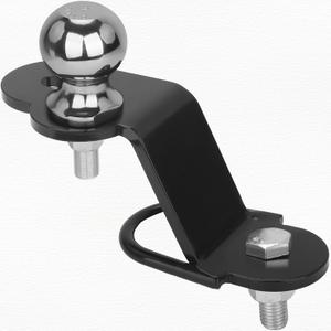 Chelhead UTV ATV 3-Way Hitch Adapter with 2 inch Ball 3500lbs for ATV UTV Trailer Hitch Adapter, 3" Drop/Rise, 3 Mounting Options, (3 Way Hitch Adapter with Ball)