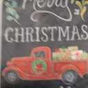 Evergreen Merry Christmas Y'all Red Truck Garden Flag, 4ct