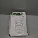 MGVK 5 Qt Foldable Tilt-Head Silicone Liners for kitchenaid Stand Mixer, Silicone Bowl Liners with Lids, Kitchen Aid Accessories and Attachments for Baking and Cooking (3pcs Grey+Red+White)