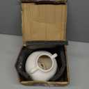 PORCER Ceramic Vase, 5.8 Inch Terracotta Vase with Handles, Boho Decor Decorative Vase, Rustic Vase for Home Decor, Farmhouse, Living Room, Table - Beige