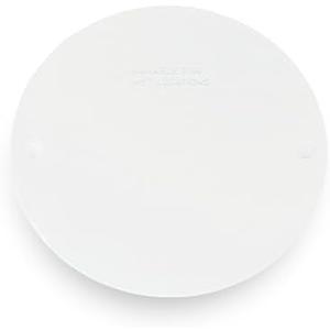 Sigma Electric 14241WH Round Blank Stamped Cover, White, 4 Pack