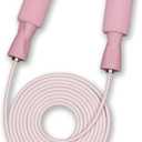 Jump Rope for Fitness  Adjustable PVC Exercise Rope with Tangle-Free Design & Comfortable Foam Handles, Ideal for Cardio, Home Workout & Training for Men, Women & Kids  XYLsports (Pink)