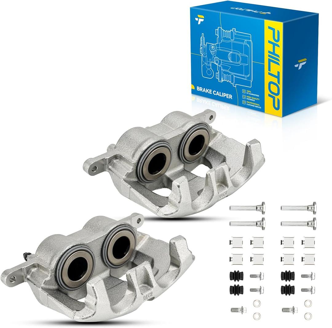 PHILTOP Front Brake Caliper Compatible with 2012-2020 F150, 18-5404, 18-5405 PHILTOP Front Brake Caliper Compatible with 2012-2020 F150, 18-5404, 18-5405