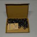 100 PCs 3/8" EPDM Bonded Sealing Washers, 304 Stainless Steel Rubber Roof Screw Washers for Metal Panels & Outdoor Projects, Black