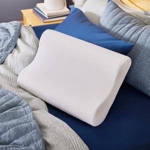 Sleep Innovations Memory Foam Contour Pillow, Queen Size, Head, Neck, and Shoulder Alignment, Side and Back Sleepers, Medium Support