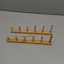 Puzzle Display Stand, Wooden Ladder Storage Rack Holder Organizer Trays for Puzzles, Books, Crafts Collection Lovers