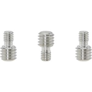 3PCS 1/4 Male to 3/8 Male Tripod Screw Adapter Camera Metal Screw for Photographic Equipment Binoculars Lamp Holder