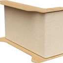 L-Shaped Corner Cat Scratching Post, Sisal Scratch Pad Mat for Sofa, Replaceable Scratcher with Armrest Guard, Dual-Purpose Furniture Protector, Easy Tool-Free Installation for L-Shaped Couches
