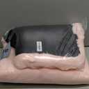 Orthopedic Dog Beds for Small Dogs, Fluffy Faux Rabbit Fur Pet Bed with Removable Washable Cover, Dog Bed Mat with Egg Crate Foam & Waterproof Lining, Anti Slip Bottom, Pink,23"x18"x3"