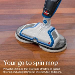Bissell® SpinWave Hard Floor Expert Corded Spin Mop Cleaner for Sealed Hard Floors, 20393