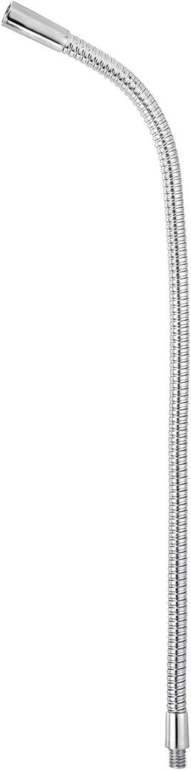 PATIKIL 16" Gooseneck Tube, 3/8" Male to Female Thread Heavy Duty Metal Universal Microphone Flexible Gooseneck Hose Arm Extension Tube for Action Camera Mic/Phone Holder, Chrome