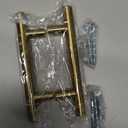 homdiy Gold Cabinet Handles Brushed Brass Drawer Pulls - HD201GD Cabinet Hardware Gold Kitchen Hanldes 25Pack Cupboard Handles