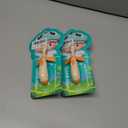 2 x Kids Toothbrushes 2 Pack,Soft Bristle Toothbrushes for Baby 1-3 Years Old Cute Dinosaur Toothbrush for Toddlers Baby's First Training Toothbrush Anti-Strike Throat Not Easy to Shed Bristles