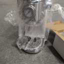 Espresso Machine 20 Bar, Compact Espresso Maker, Stainless Steel Expresso Coffee Machines with Steam Milk Frother & 34oz Removable Water Tank for Home Latte, Cappuccino, Silver